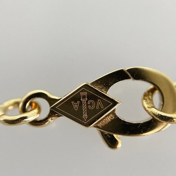 Van Cleef & Arpels Vintage Alhambra Pendant VCARA45900 Yellow gold shell Nec... - Picture 10 of 14